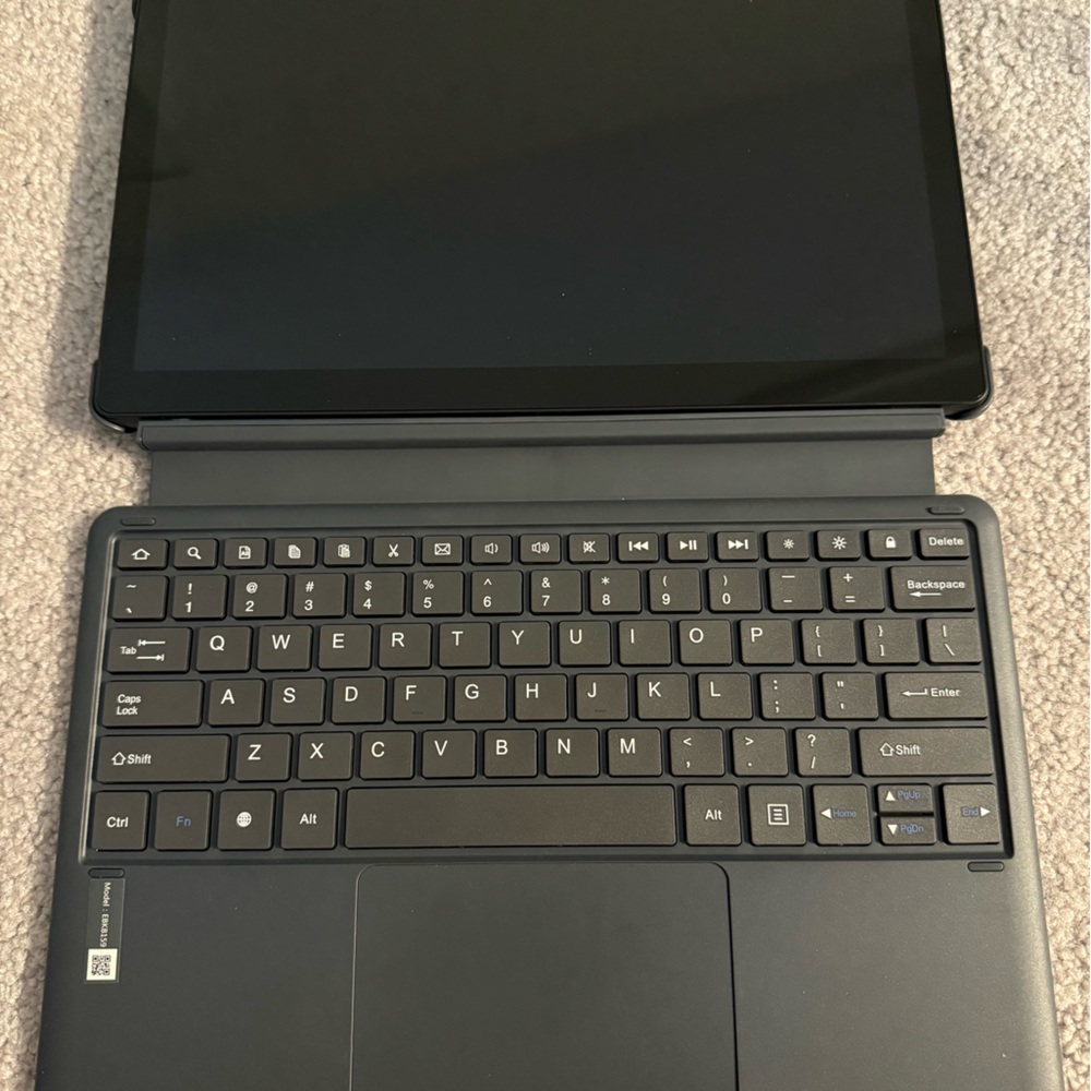 Black Keyboard Case and Tablet